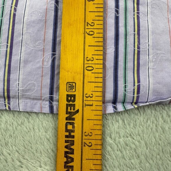 Robert Graham Button Up Long Sleeve Purple Shirt Men’s Size XL - Picture 5 of 13